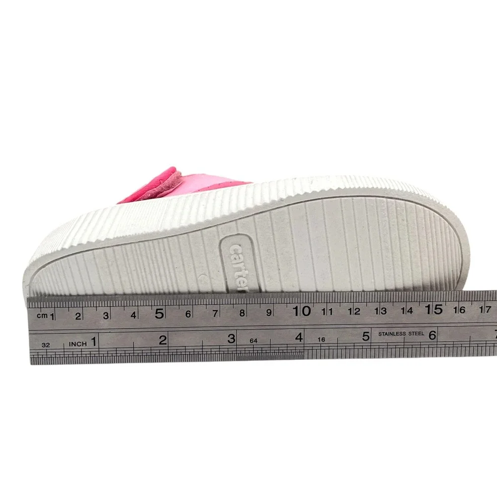 Carters‎ Toddler Girls Salinas Closed Toe Slip-on Sandal Size 8 Pink Lightweight